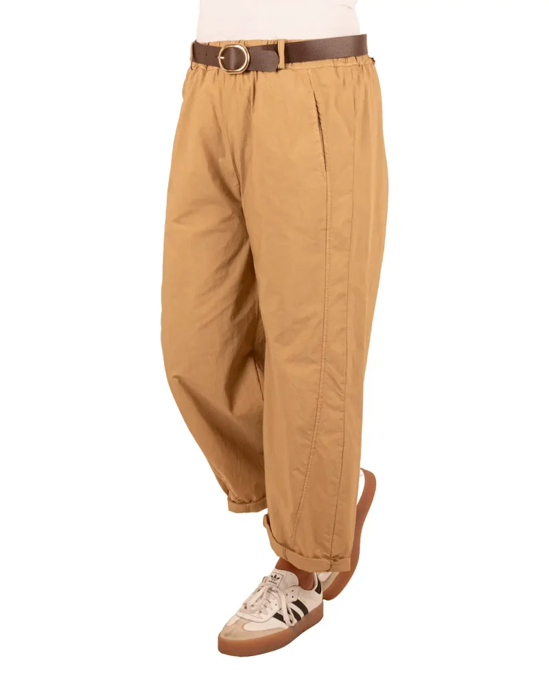 Camel barrel broek van El-Vita - Afbeelding 2