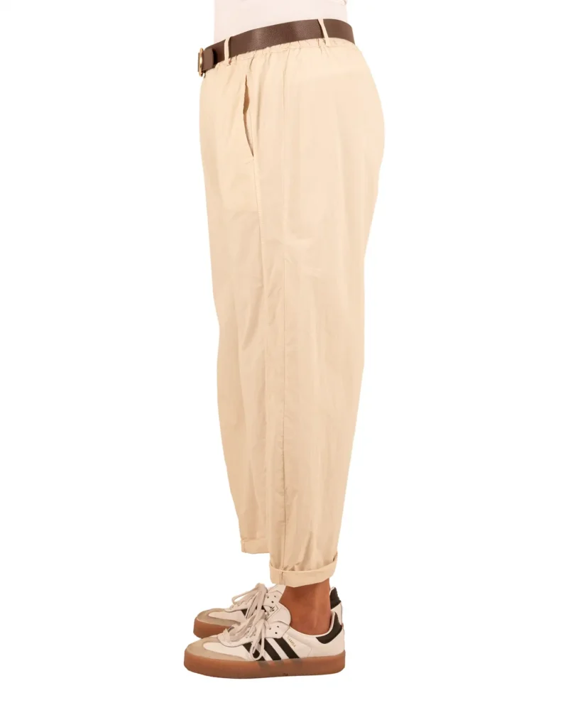 Beige barrel broek van El-Vita - Afbeelding 3