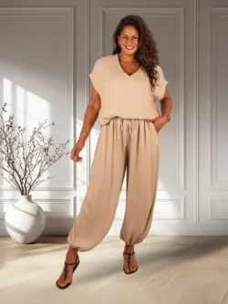 Beige ballonbroek van El-Vita