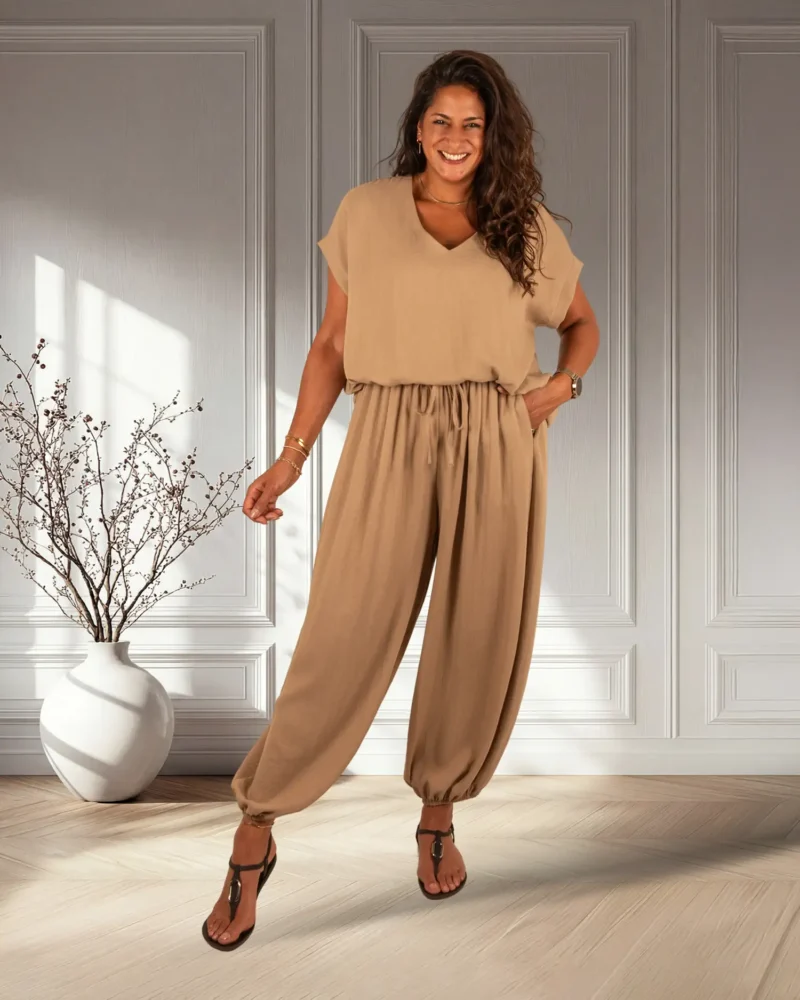 Camel ballonbroek van El-Vita