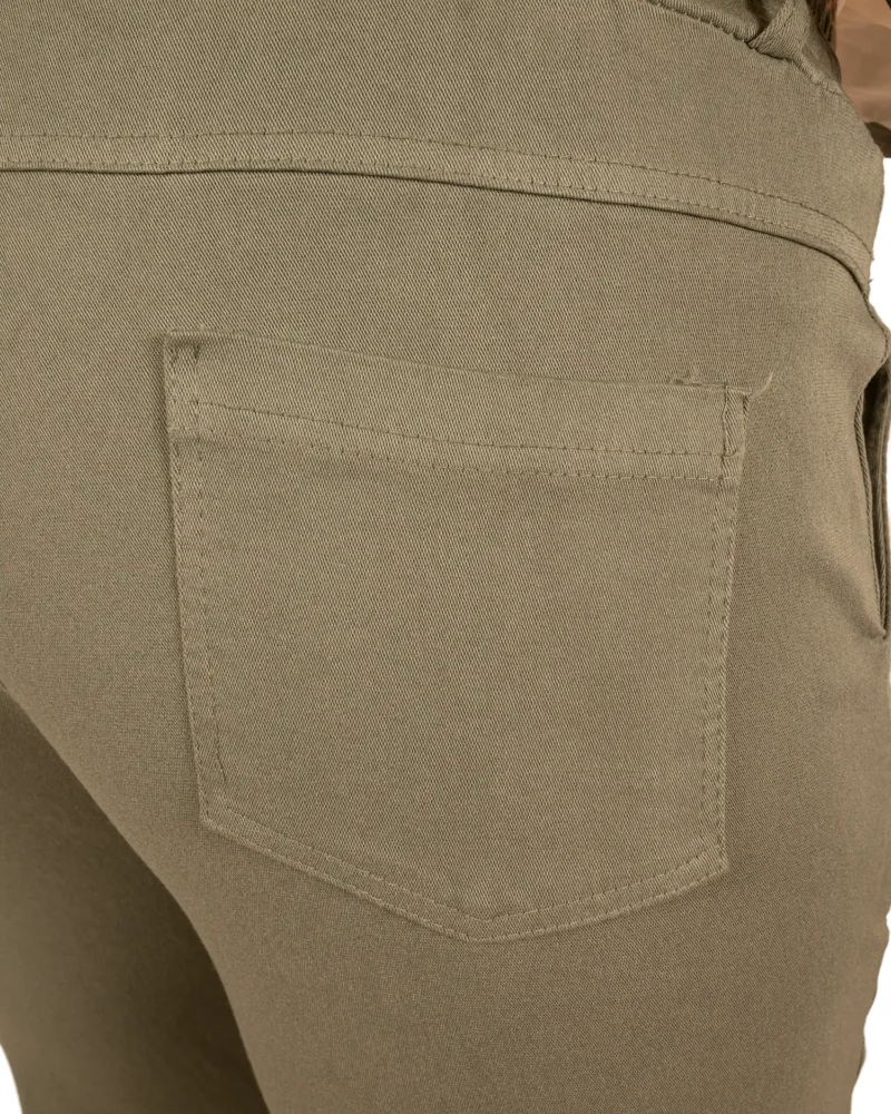 Groene stretch broek van Perla Nera - Afbeelding 6