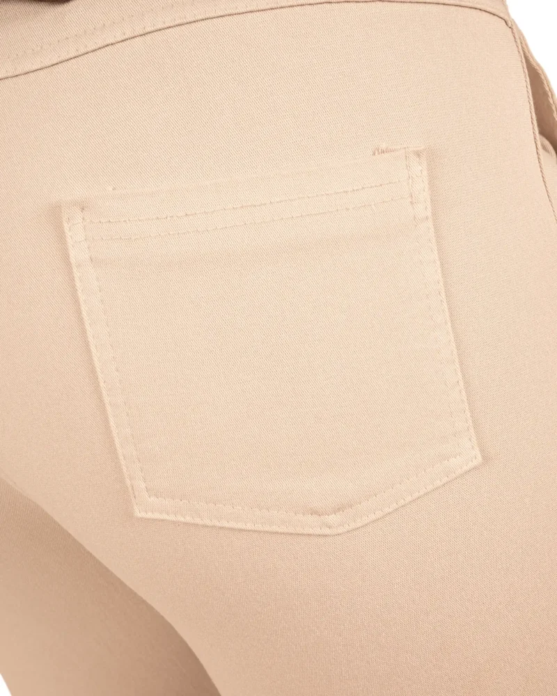 Beige stretch broek van Perla Nera - Afbeelding 6