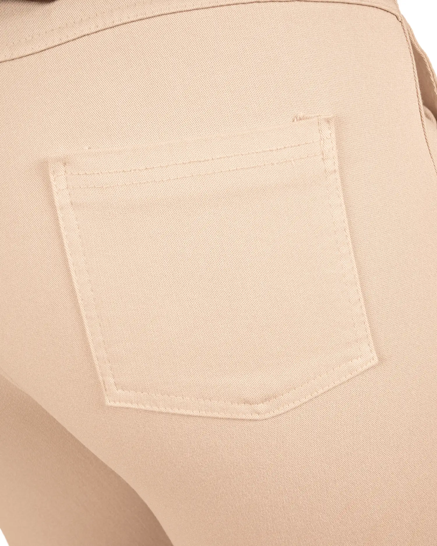 Beige stretch broek van Perla Nera - Afbeelding 6