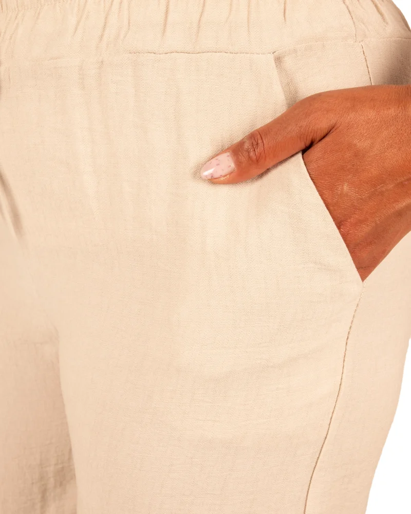 Beige broek van Frankel H. - Afbeelding 4