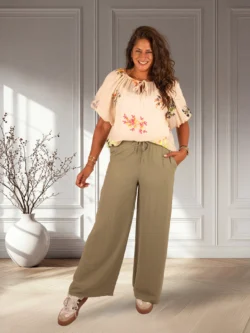 Legergroene broek van Frankel H.
