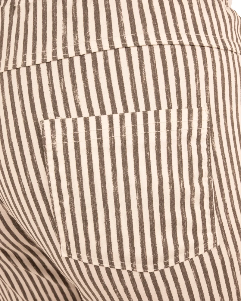 Zwart/wit gestreepte broek van Perla Nera - Afbeelding 5