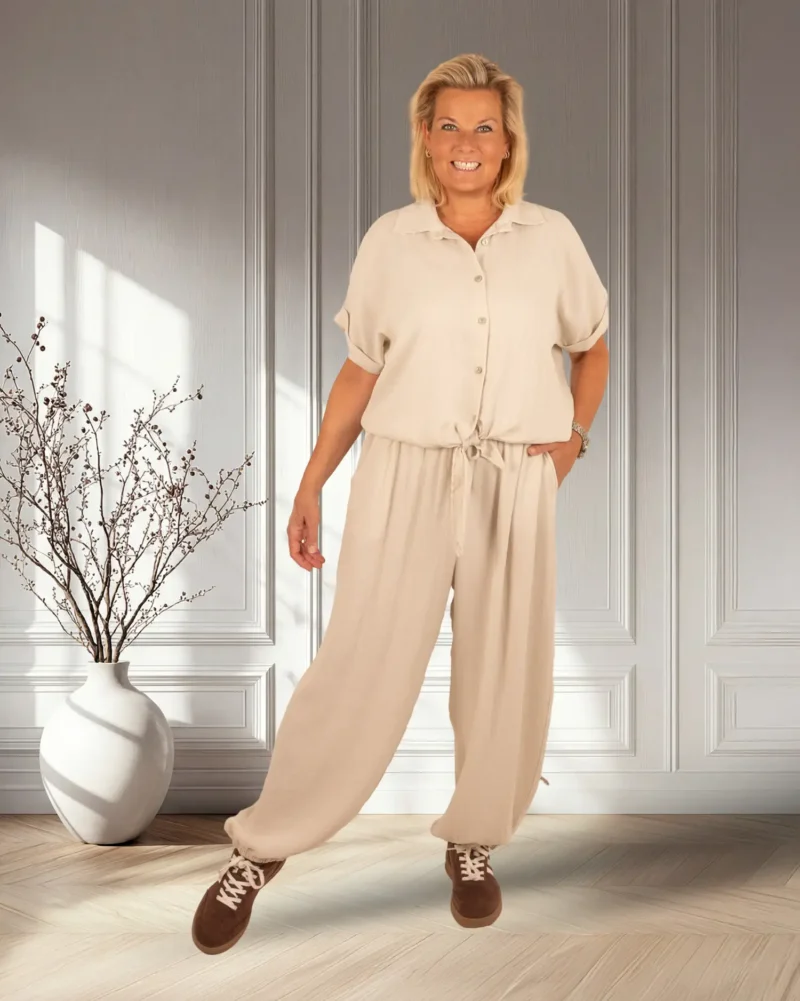 Beige ballonbroek van El-Vita