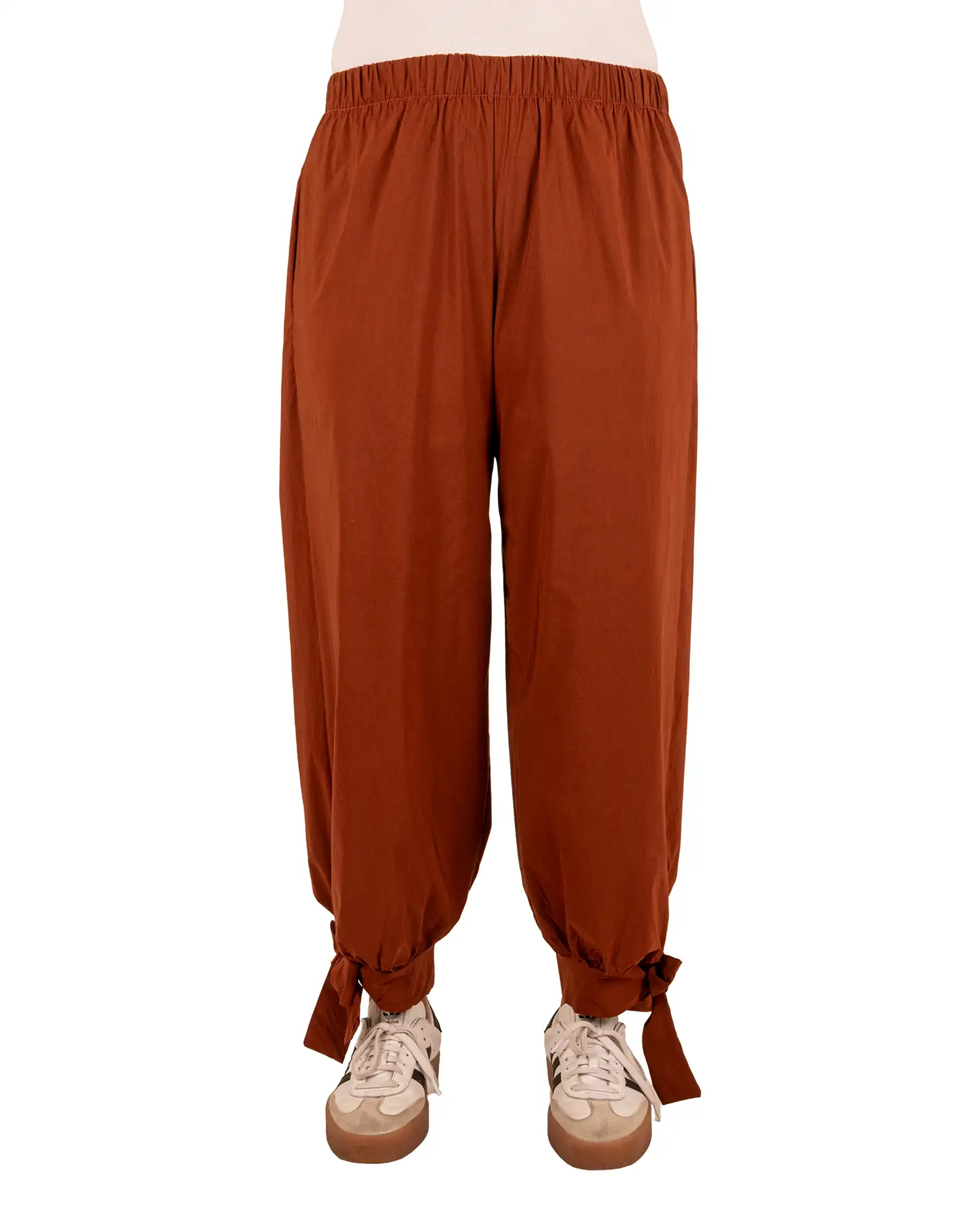 Brique barrel broek met strik van El-Vita - Afbeelding 4