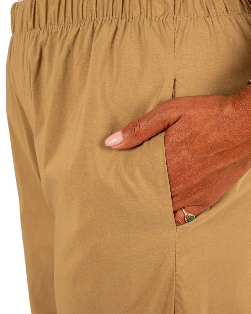 Lichtgroene barrel broek met strik van El-Vita - Afbeelding 6