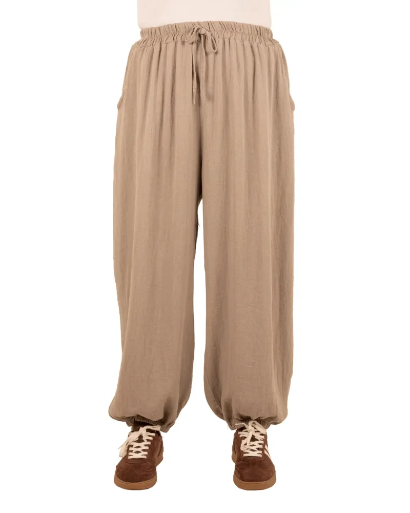 Taupe ballonbroek van El-Vita - Afbeelding 4