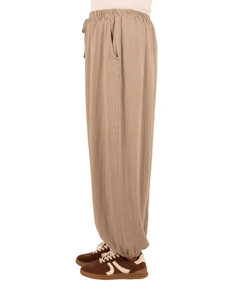 Taupe ballonbroek van El-Vita - Afbeelding 3