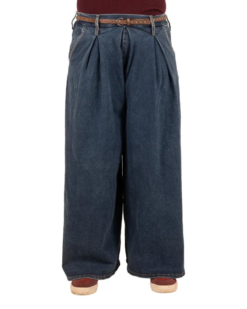 Blue wide leg jeans van Monday Afternoon - Afbeelding 4