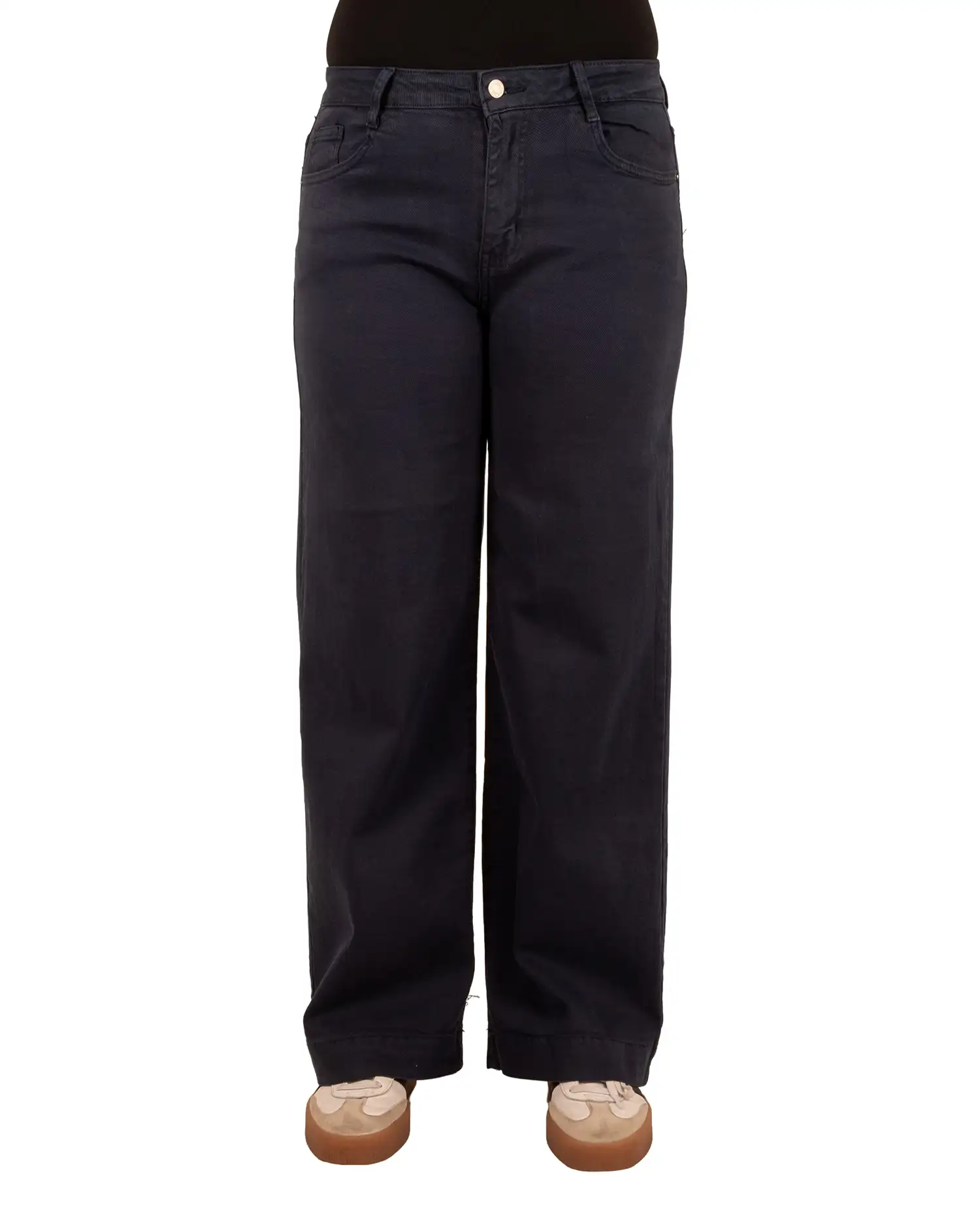 Dark blue straight jeans van FS Fashion - Afbeelding 5