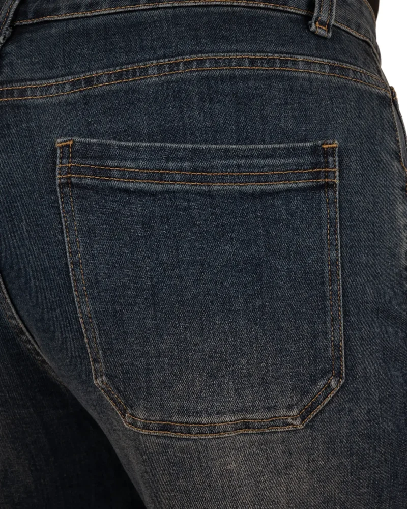 Dark blue barrel wide leg jeans van Gemma Ricceri - Afbeelding 6