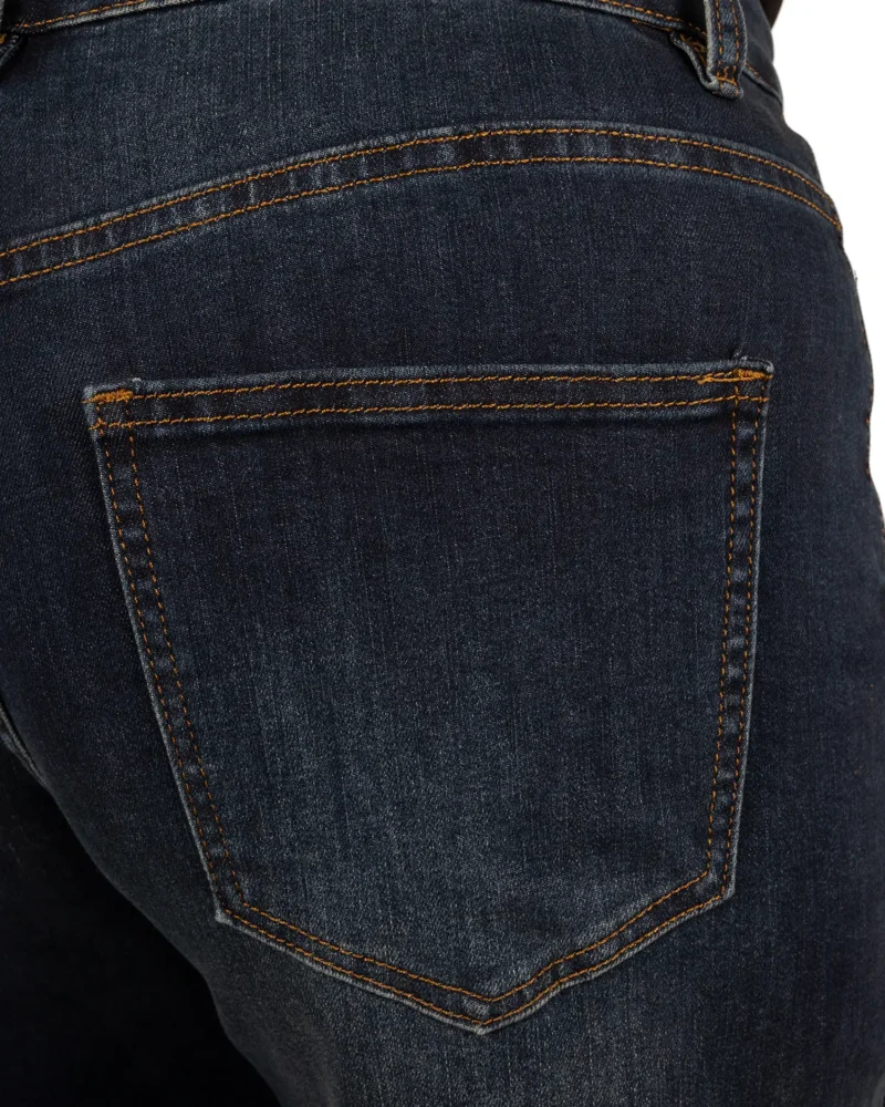 Dark blue barrel wide leg jeans van Gemma Ricceri - Afbeelding 6