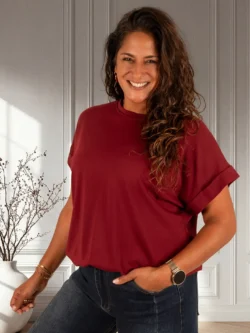 Bordeaux ballon shirt van Gemma Ricceri
