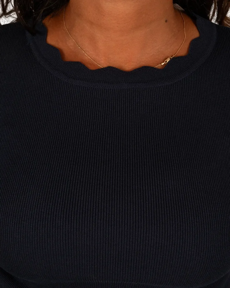 Donkerblauw shirt lace van My Fave - Afbeelding 5