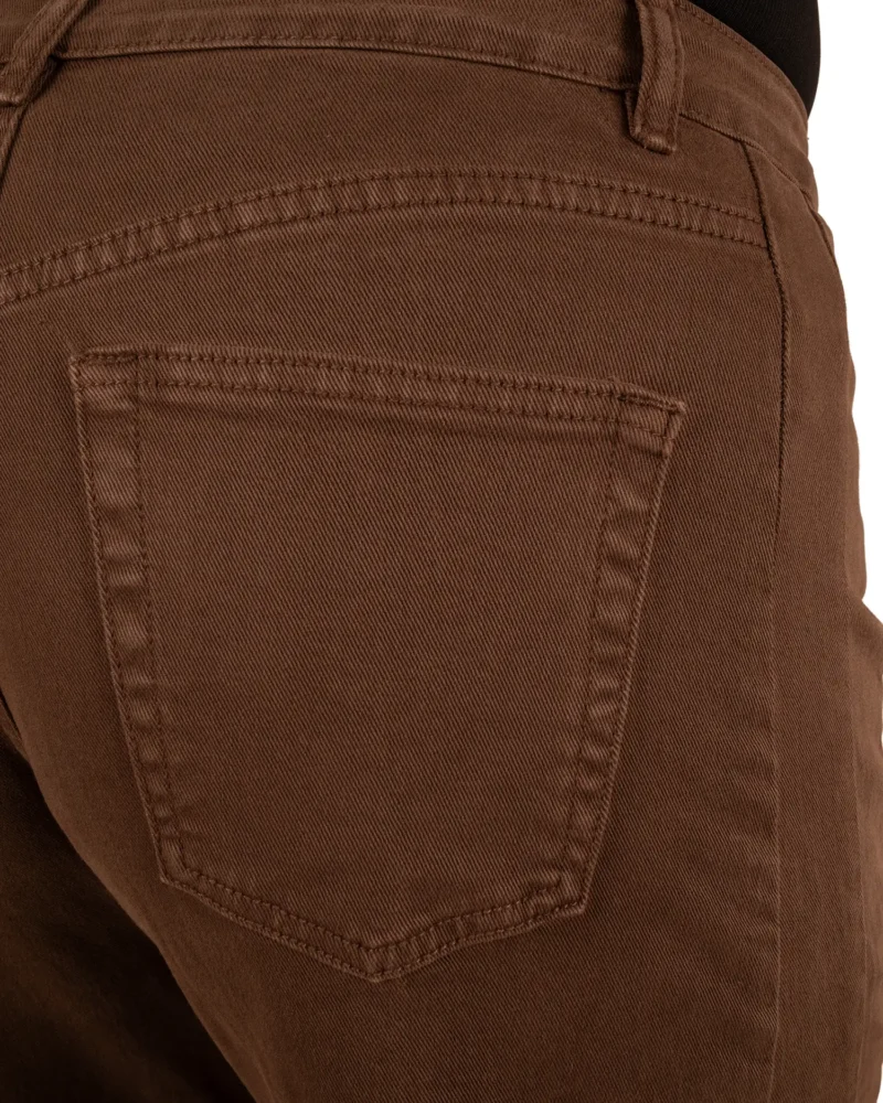 Bruine barrel wide leg jeans van Gemma Ricceri - Afbeelding 6