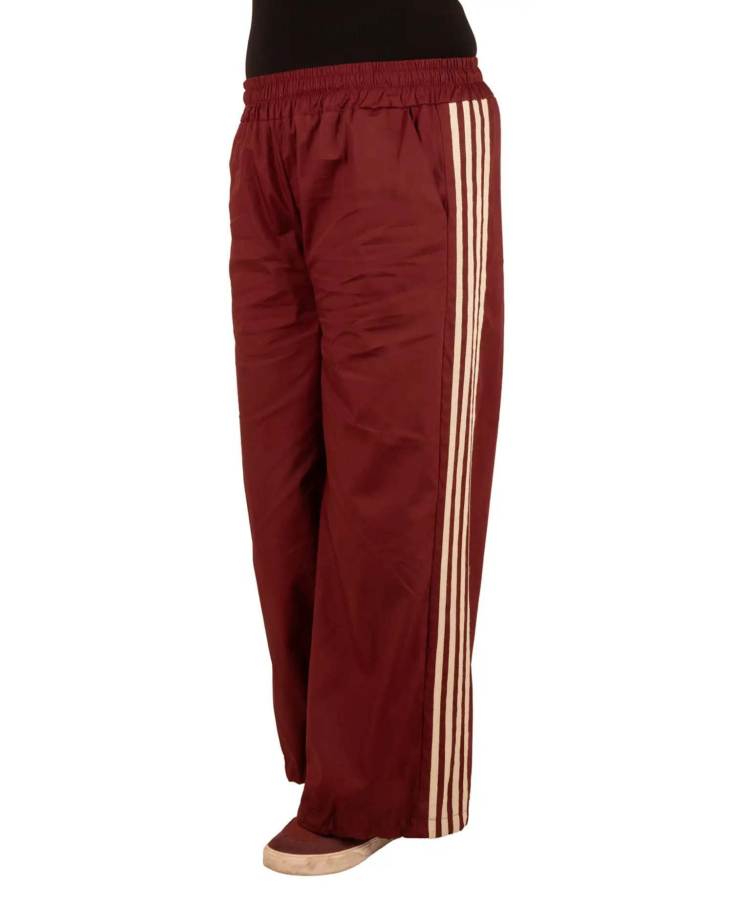 Bordeaux broek/ballonbroek met strepen van El-Vita - Afbeelding 2
