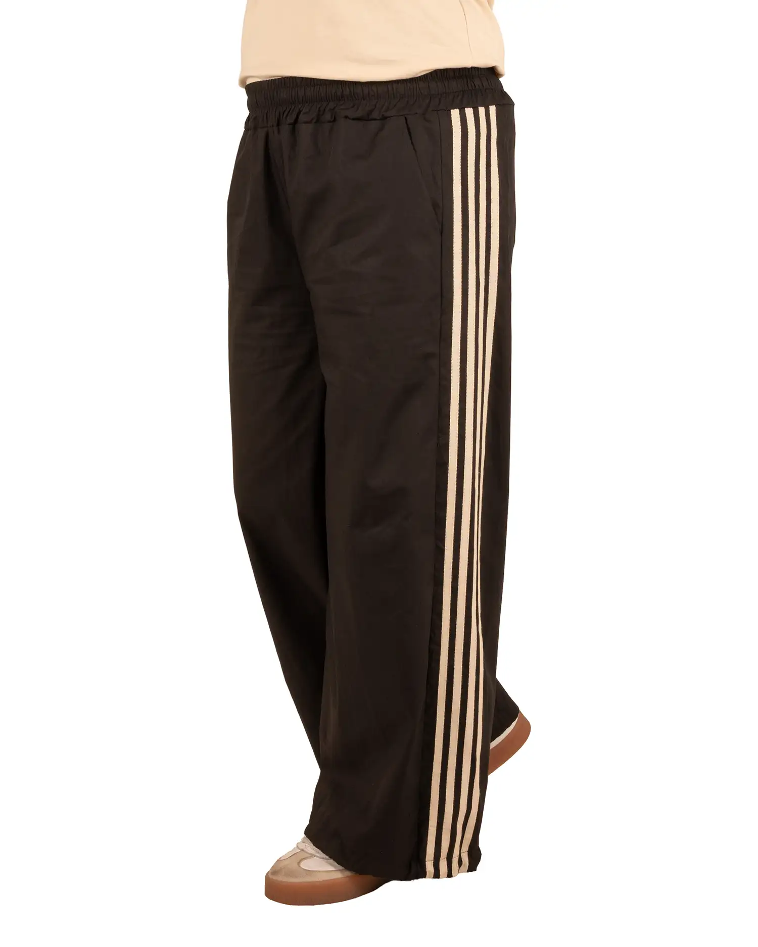 Zwarte broek/ballonbroek met strepen van El-Vita - Afbeelding 2