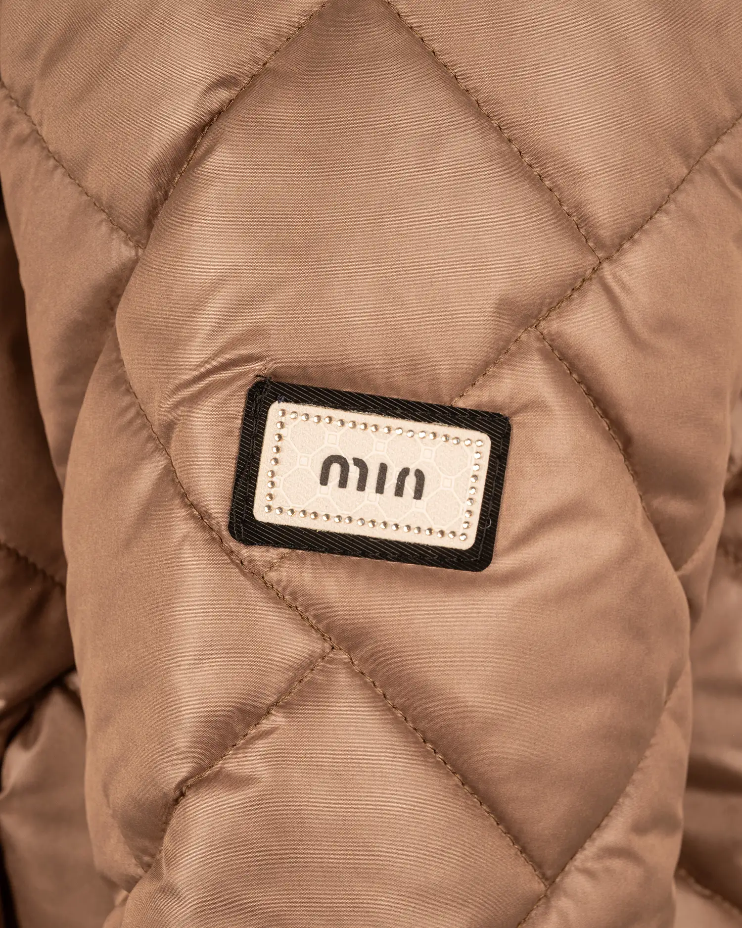 Taupe doorgestikt jasje van Fashion - Afbeelding 5