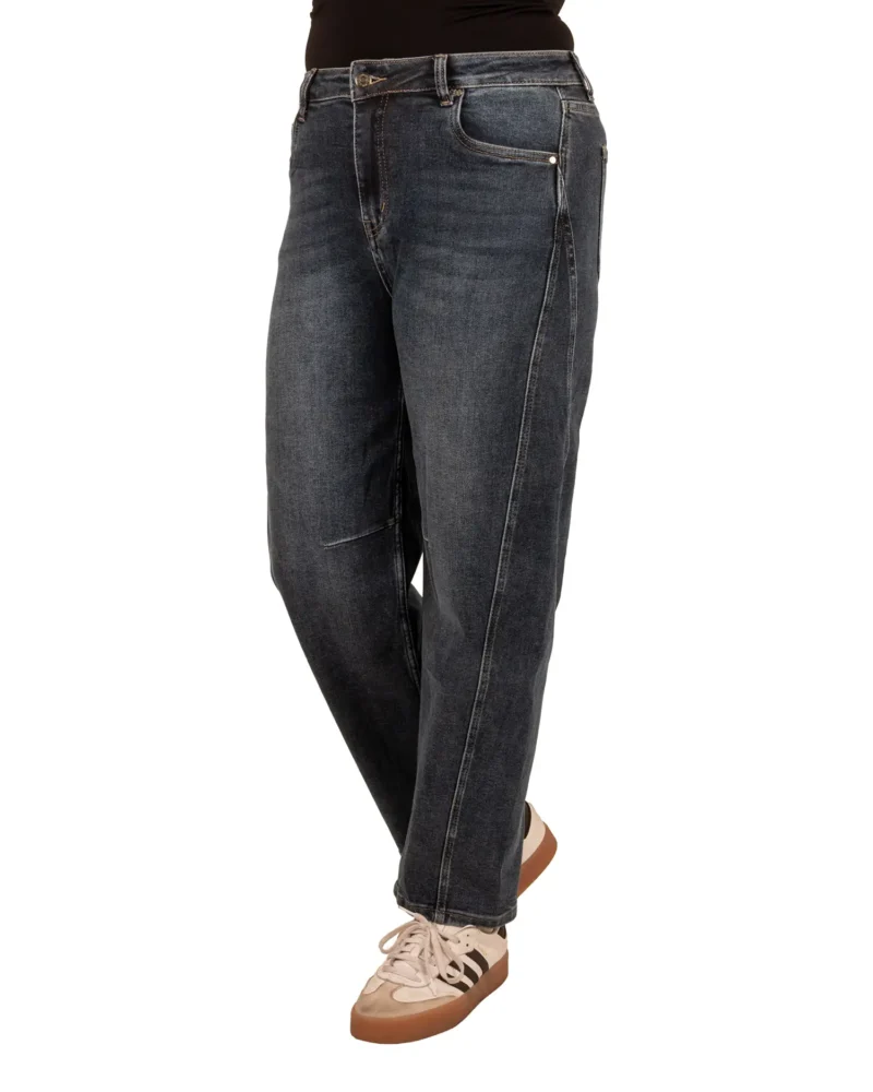 Dark blue balloon jeans van Hello Miss - Afbeelding 2