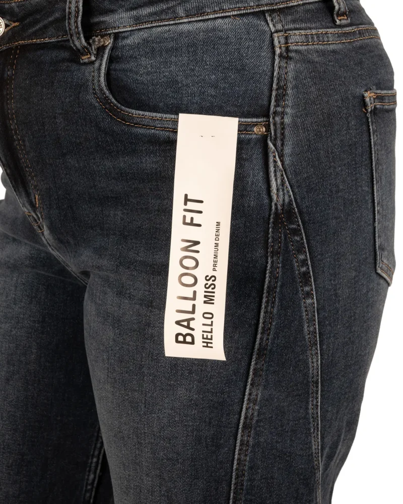 Dark blue balloon jeans van Hello Miss - Afbeelding 6