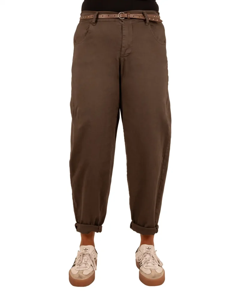 Donkerbruine balloon broek van Naiif - Afbeelding 4