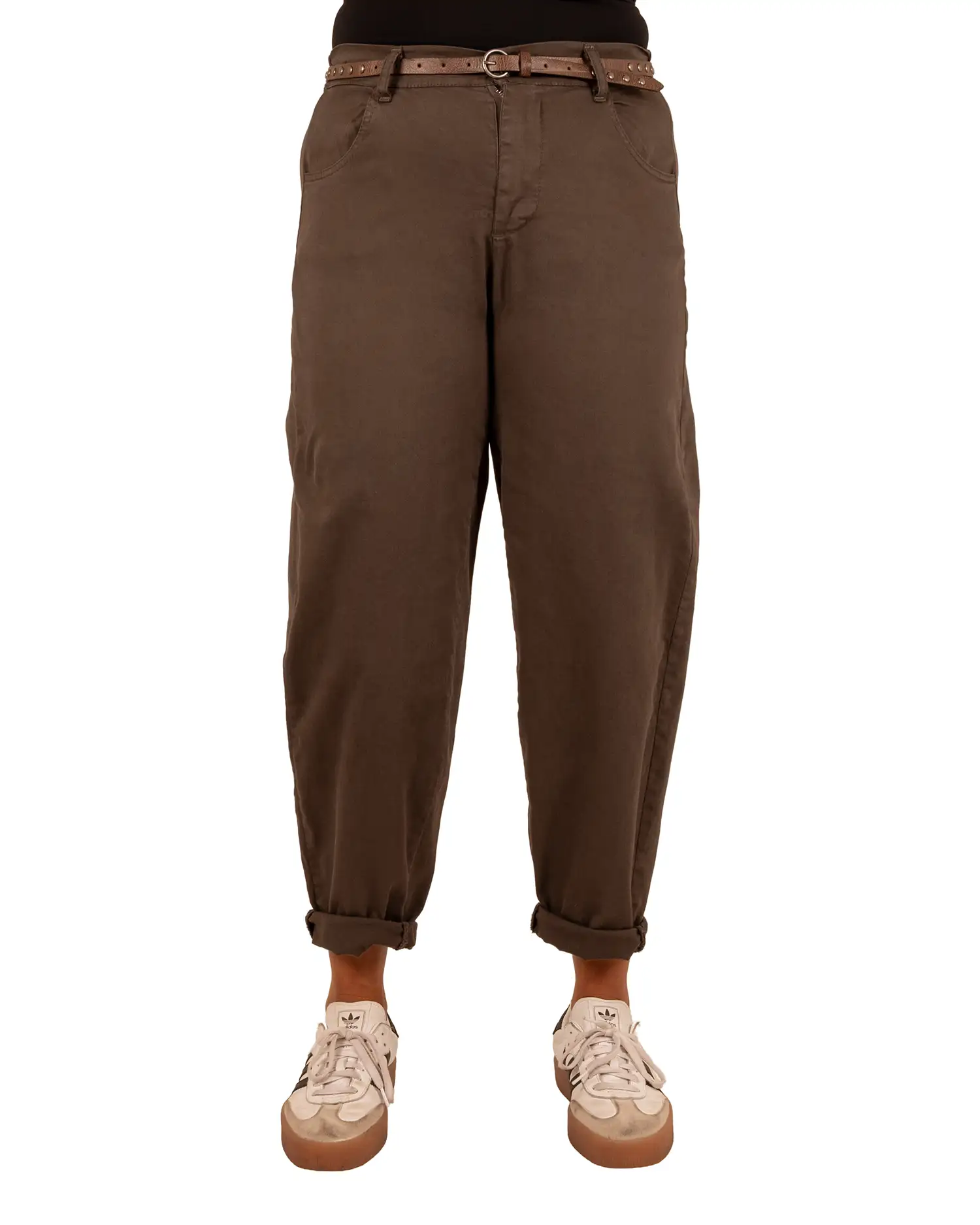 Donkerbruine balloon broek van Naiif - Afbeelding 4