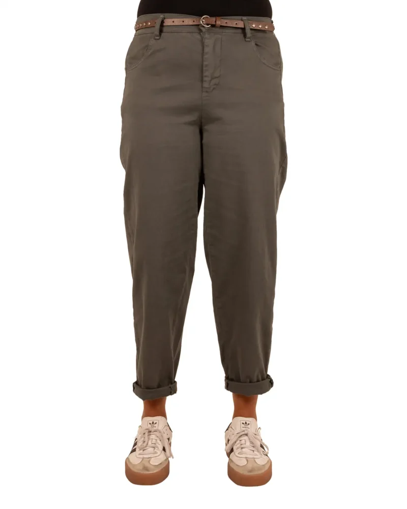 Donkergrijze balloon broek van Naiif - Afbeelding 4