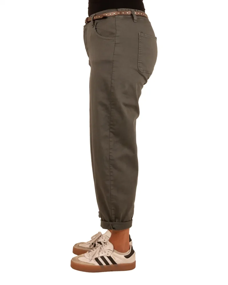 Donkergrijze balloon broek van Naiif - Afbeelding 3