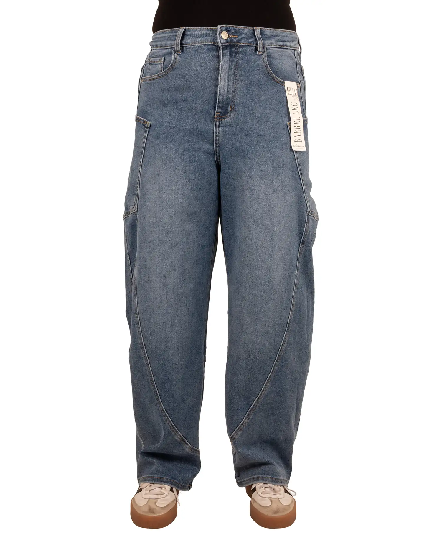 Blue barrel jeans van Hello Miss - Afbeelding 3