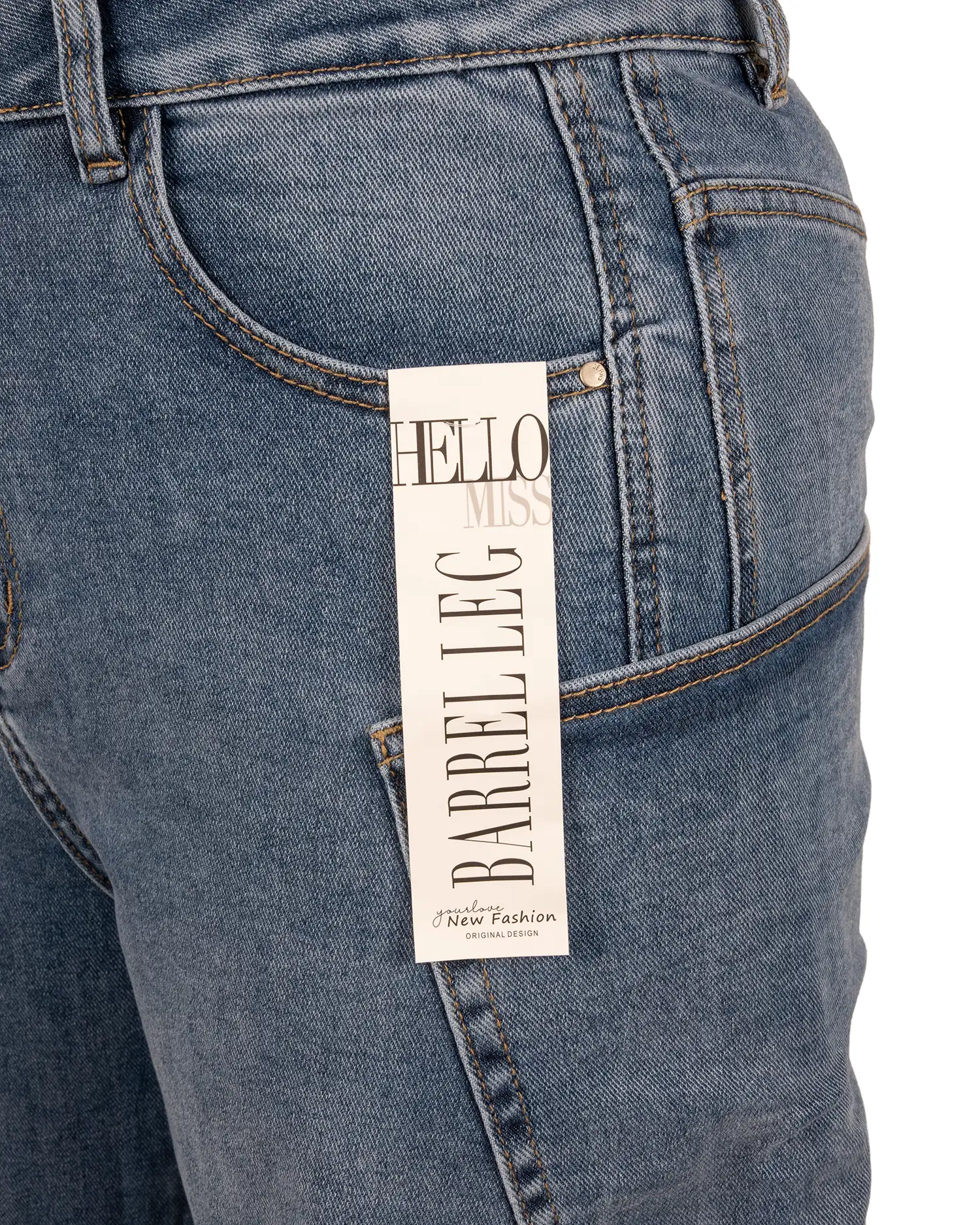 Blue barrel jeans van Hello Miss - Afbeelding 5