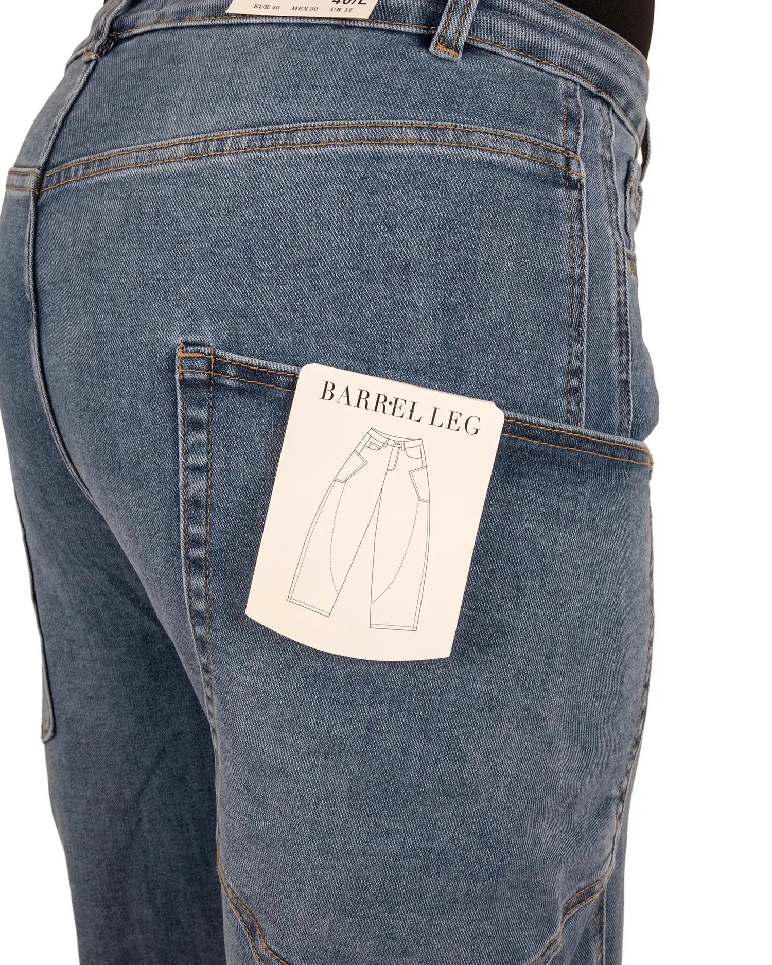 Blue barrel jeans van Hello Miss - Afbeelding 6