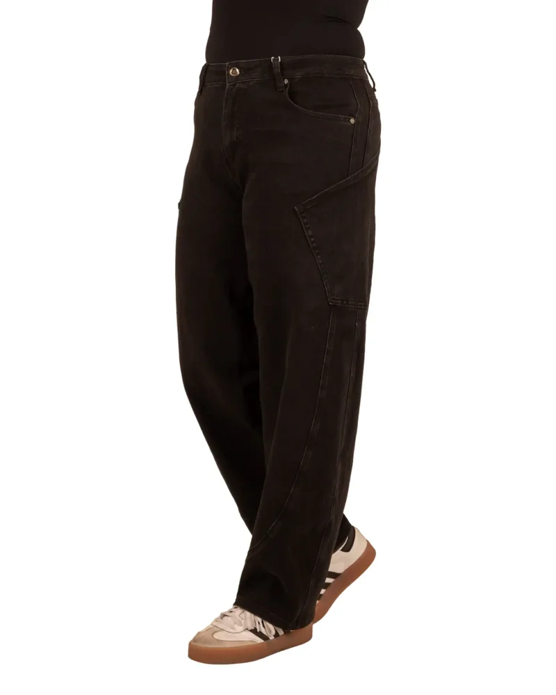 Zwarte jeans balloon fit van Marivy - Afbeelding 2