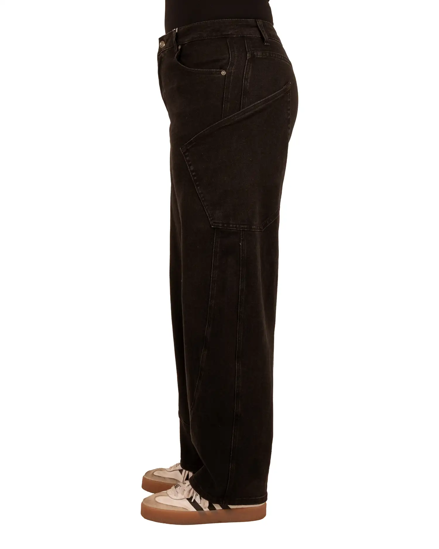 Zwarte jeans balloon fit van Marivy - Afbeelding 3