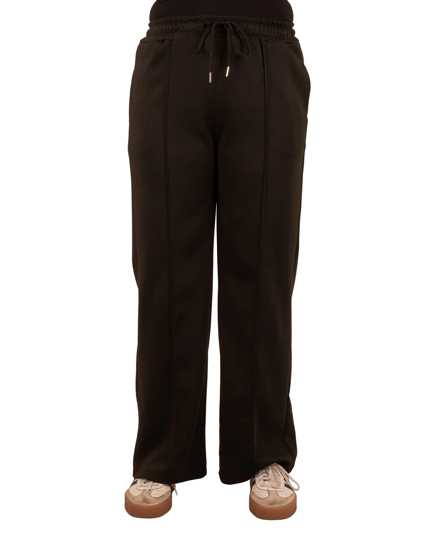 Zwarte stretch broek van BM - Afbeelding 4