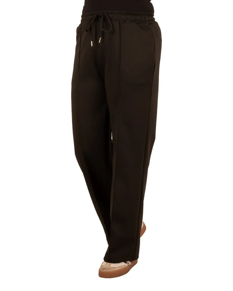 Zwarte stretch broek van BM - Afbeelding 2