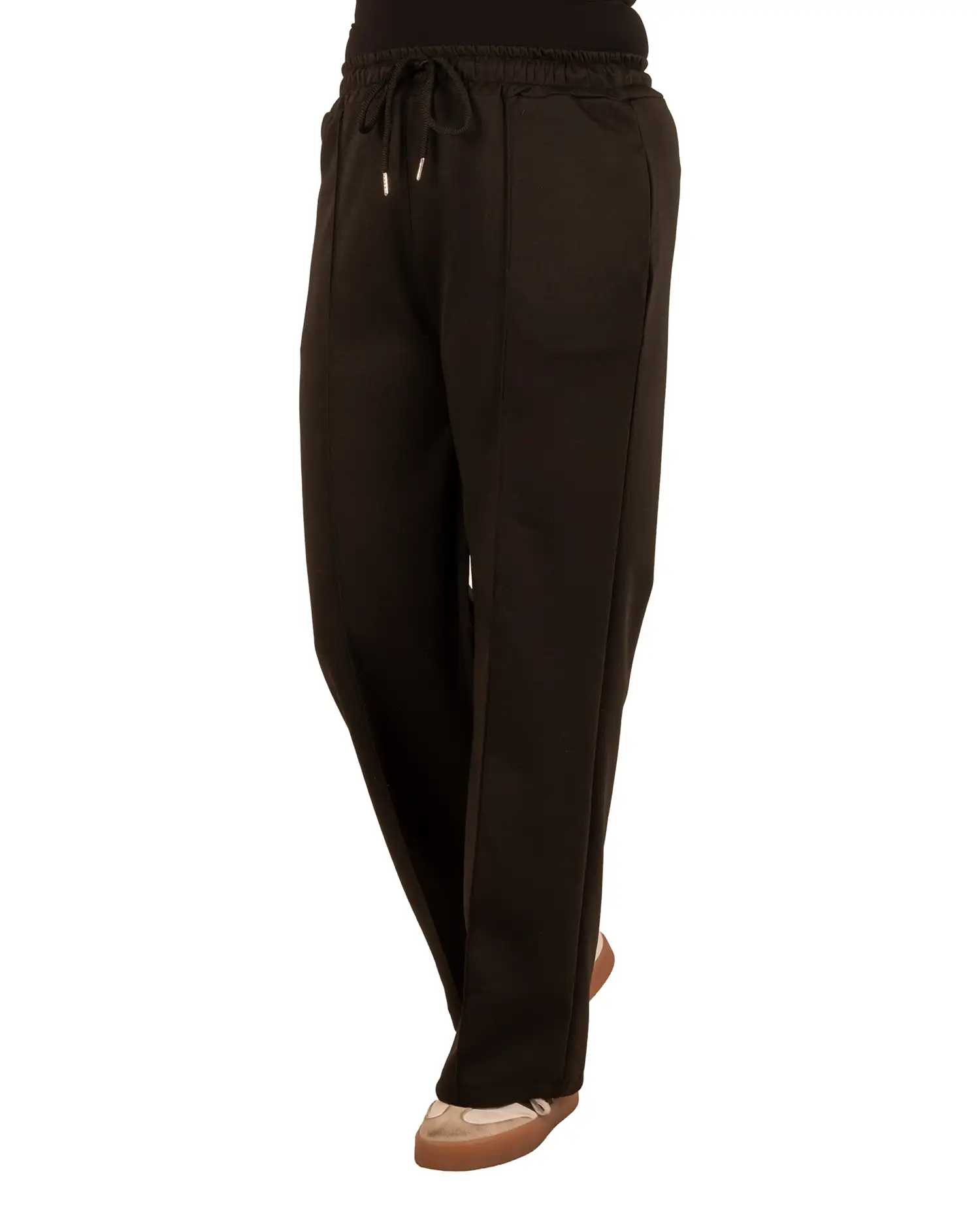 Zwarte stretch broek van BM - Afbeelding 2
